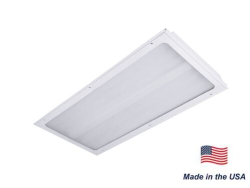 2x4 LED Sealed Face Troffer made in the USA.