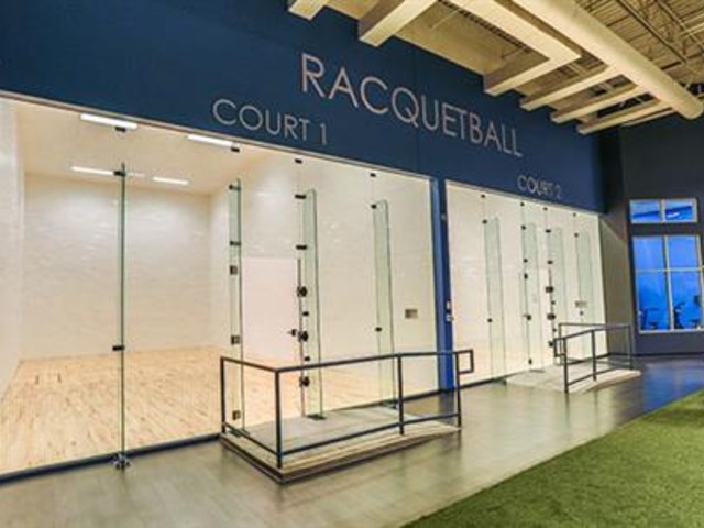 LED Racquetball Court Lighting