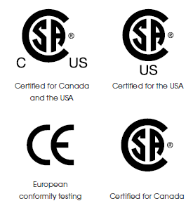 CSA Certifications