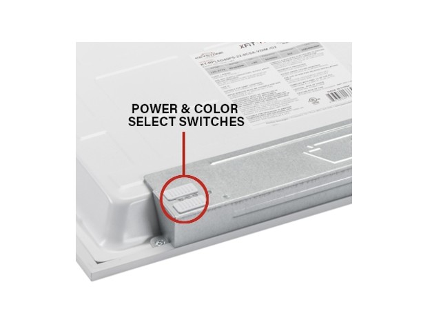 Power and Color Select Panel Light