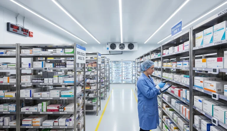 pharmaceutical cold storage application