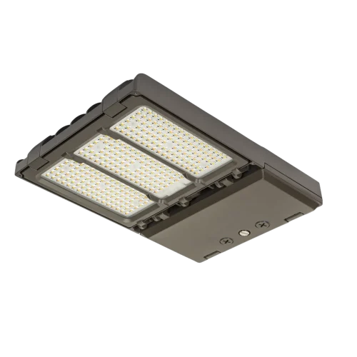 Premium LED Area Light | 70/100/140W Power and Color Select | Optic Swap | Universal (120-277v)