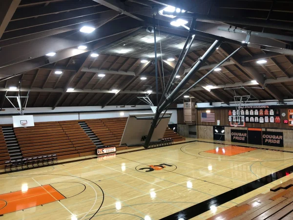 Lassen Community College LED High Bay Light Application